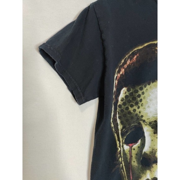 Michael Myers Black T-Shirt Size Sz Small Halloween movie‎ cotton tee - Picture 5 of 8